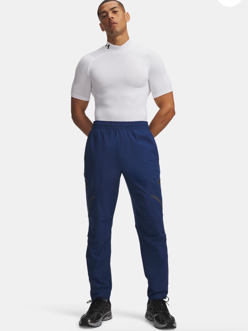 Under Armour men’s unstoppable cargo pants size L new blue black new